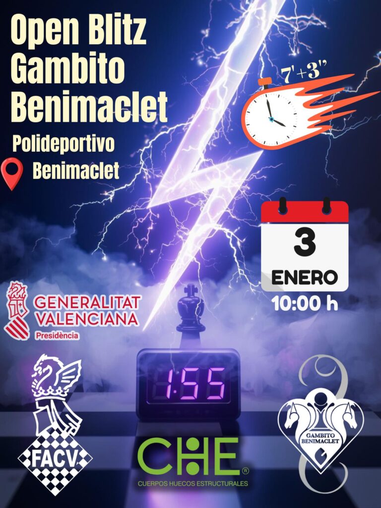 Open Blitz Gambito Benimaclet